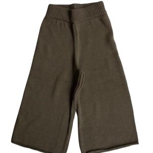 Simple folks the wide leg knit trousers NWOT 4-5